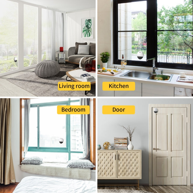 Ultra-slim Round Door / Window Alert Detect Vibration Sensor Alarm for Home Alarms Security Ultra-slim Round Door / Window Alert Detect Vibration Sensor Alarm for Home Alarms Security